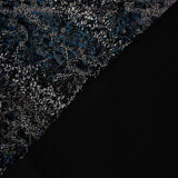 Lycra Flocada Animal Negro - Ribes y Casals