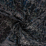 Lycra Flocada Animal Negro - Ribes y Casals