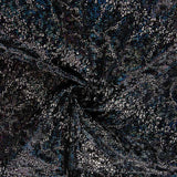 Lycra Flocada Animal Negro - Ribes y Casals