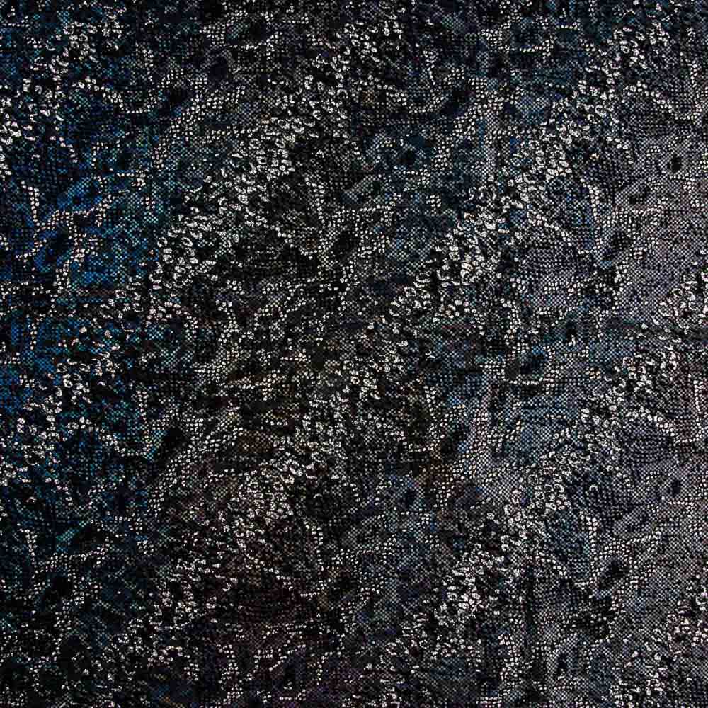 Lycra Flocada Animal Negro - Ribes y Casals