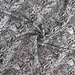 Lycra Flocada Animal Plata - Ribes y Casals