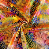 Lycra Serpiente Lámina Naranja - Ribes y Casals