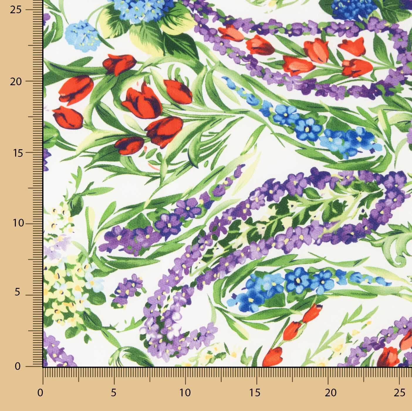 Koshibo Estampado Mil Flores Crudo - Ribes y Casals