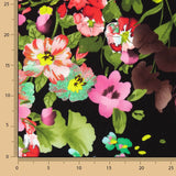 Koshibo Estampado Floral Negro - Ribes y Casals