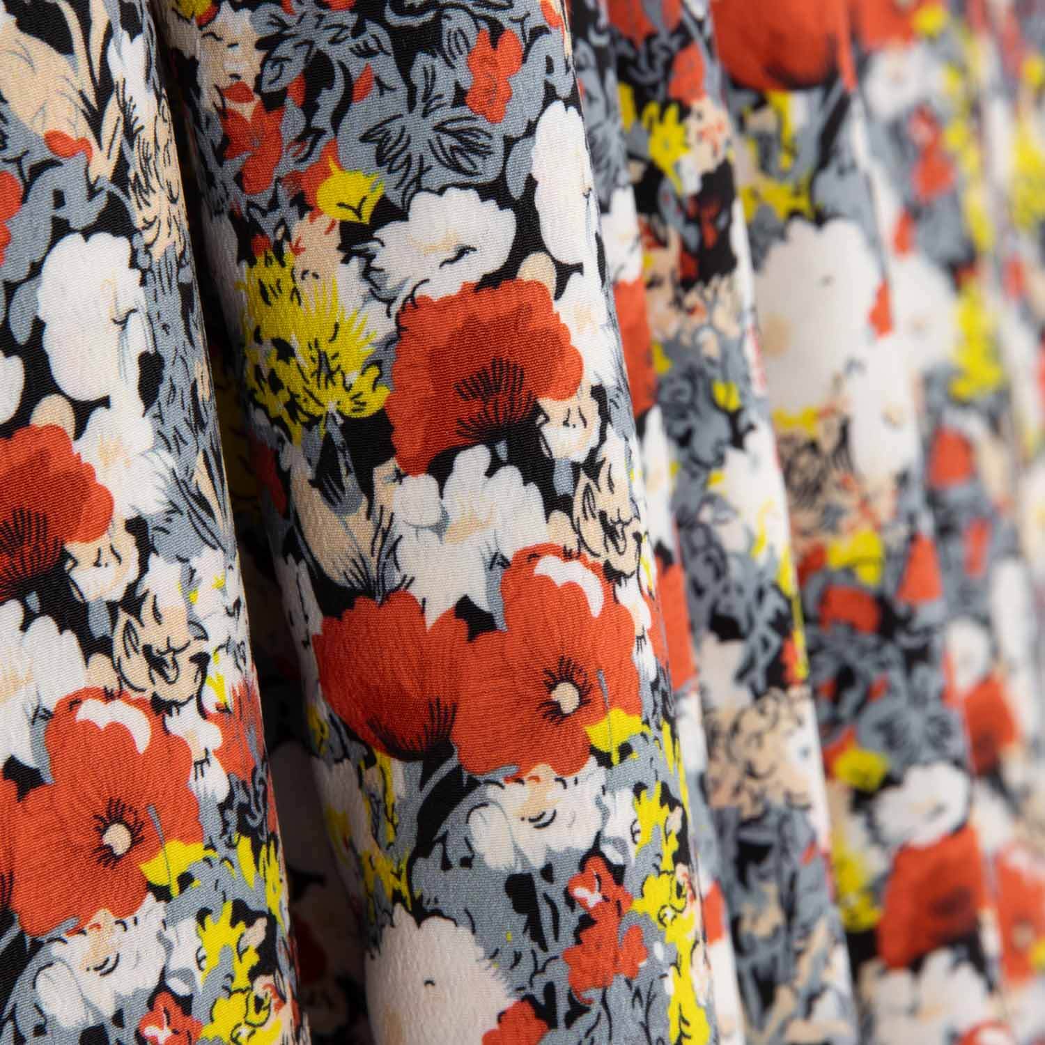 Koshibo Estampado Flor Rojo - Ribes y Casals