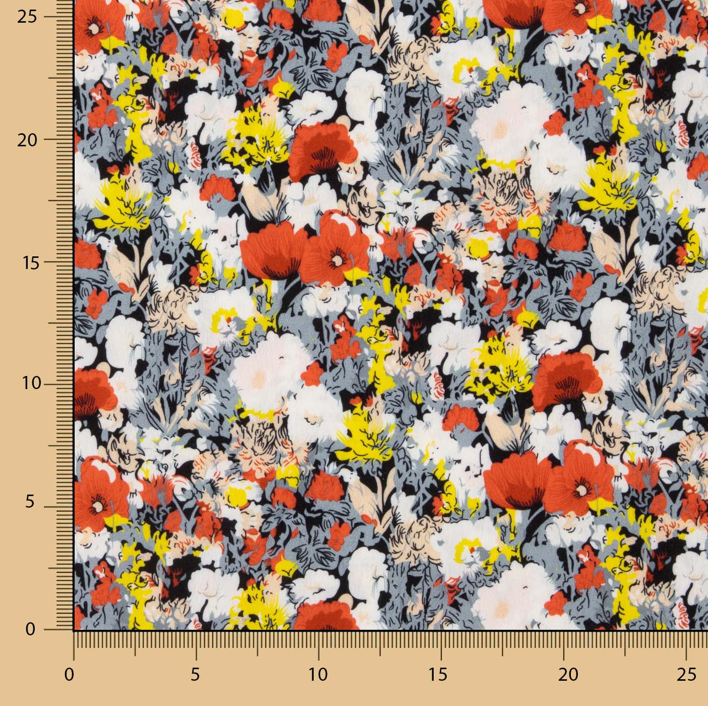 Koshibo Estampado Flor Rojo - Ribes y Casals