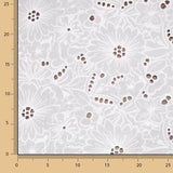 Bordado Suizo Maxi Flor Blanco Natural - Ribes y Casals