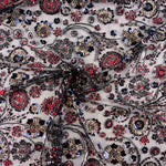 Pedrería Tul Negro Multicolor Motivo Circular - Ribes y Casals