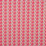 Crêpe Ligero Estampado Retro Coral y Verde - Ribes y Casals