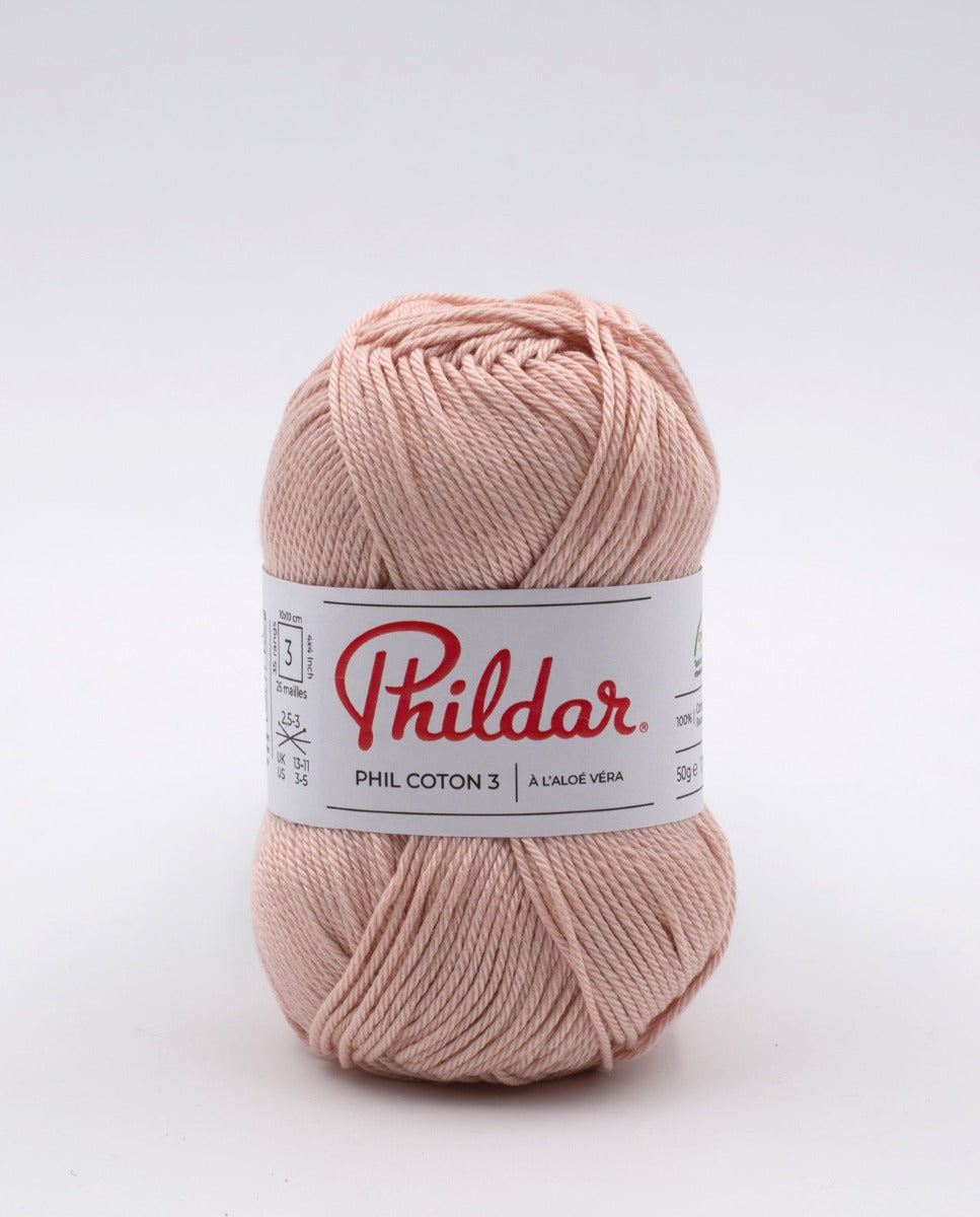 Phildar Coton 3 Rosa Salmón - Ribes y Casals