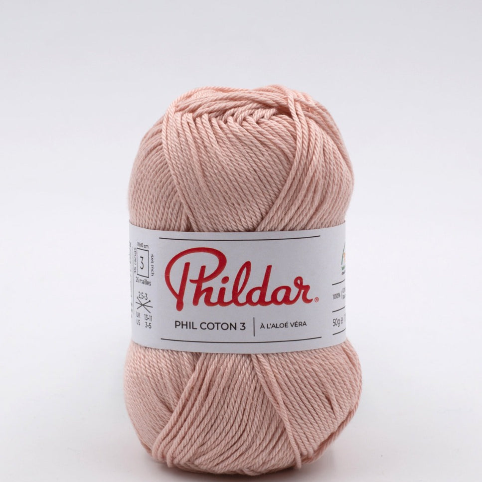 Phildar Coton 3 Rosa Salmón - Ribes y Casals