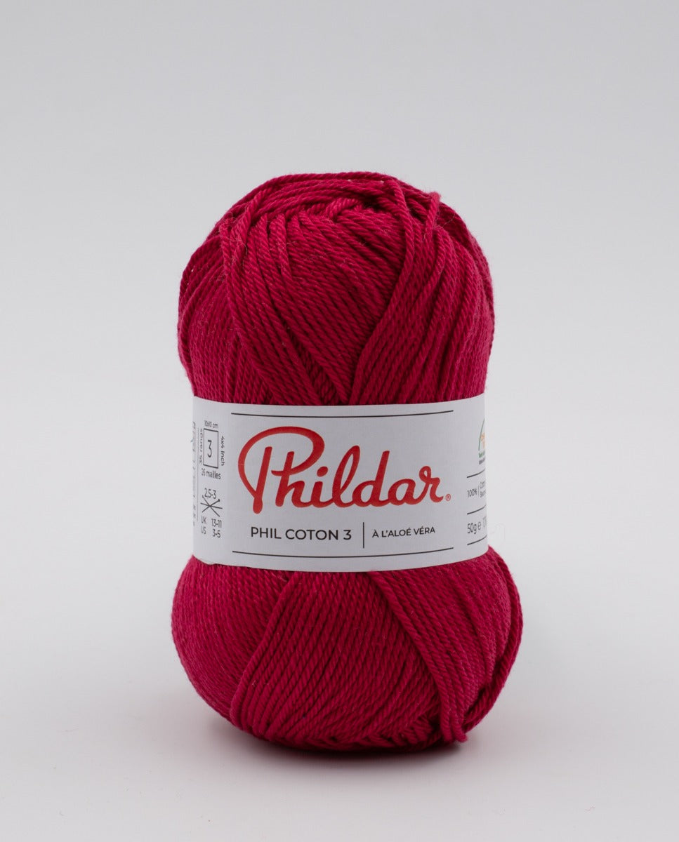 Phildar Coton 3 Frambuesa - Ribes y Casals