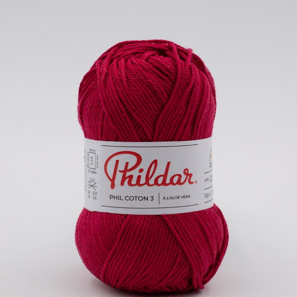 Phildar Coton 3 Frambuesa - Ribes y Casals