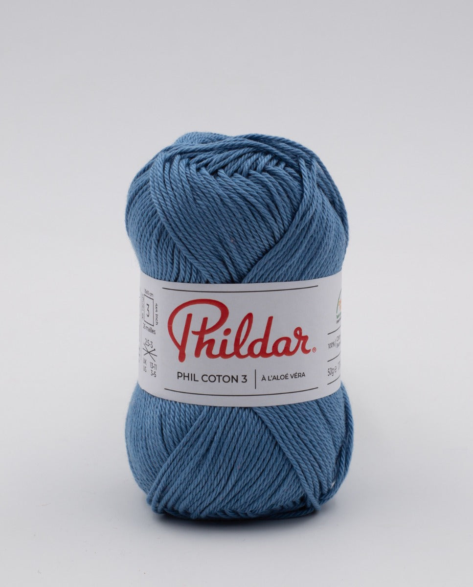 Phildar Coton 3 Azul Ocean - Ribes y Casals