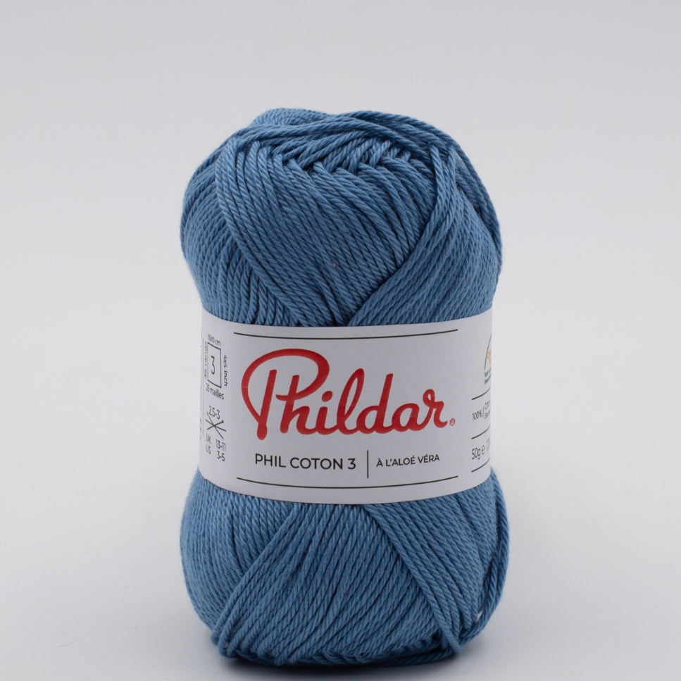 Phildar Coton 3 Azul Ocean - Ribes y Casals