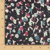 Satén Poliéster Estampada Pinceladas Nocturnas - Ribes y Casals