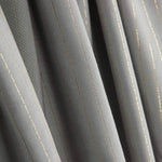 Plana Viscosa Gris Rayada Lúrex - Ribes y Casals