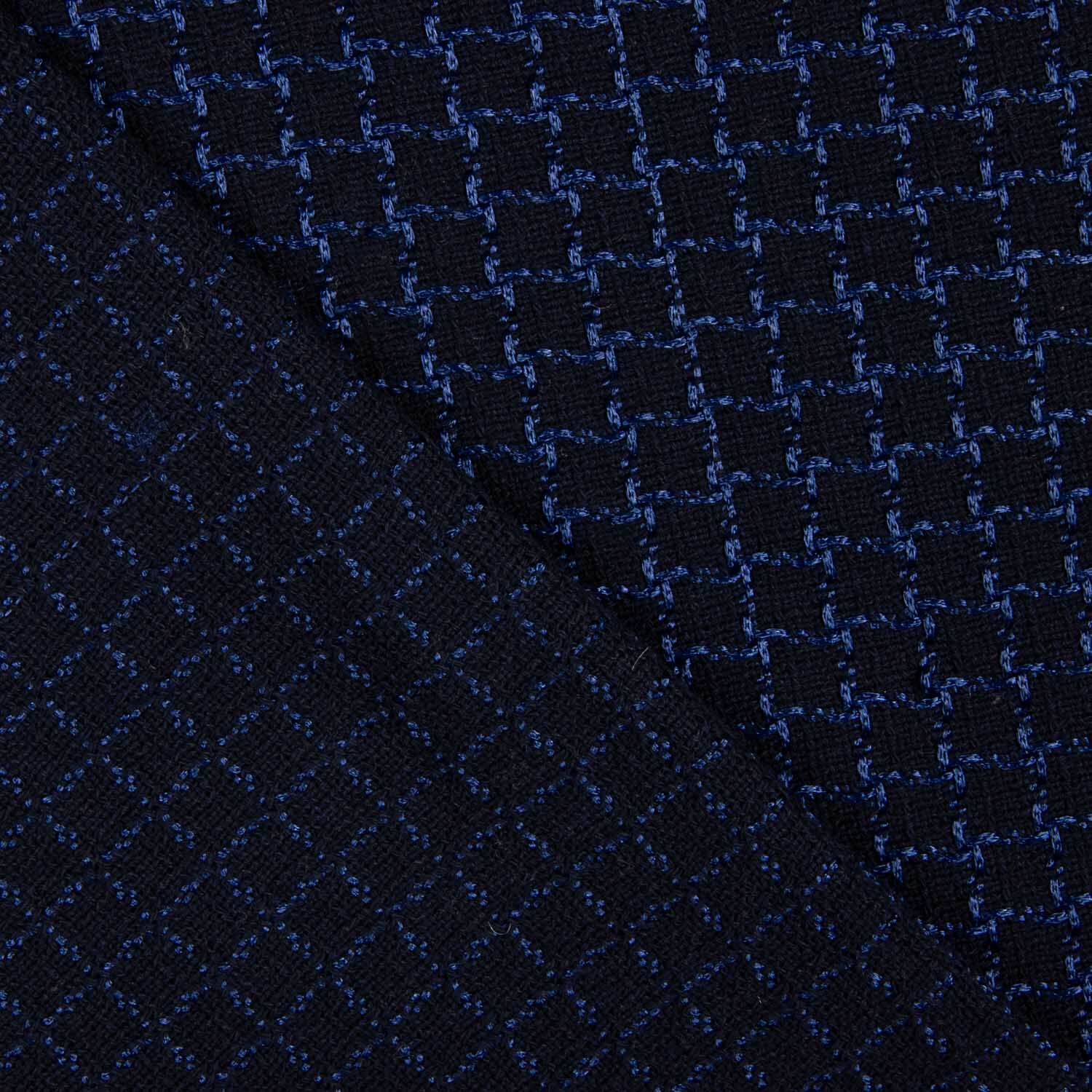 Tweed Cuadros Azul - Ribes y Casals