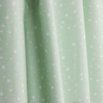 Percal Estampado Mini Estrellas Verde Suave - Ribes y Casals
