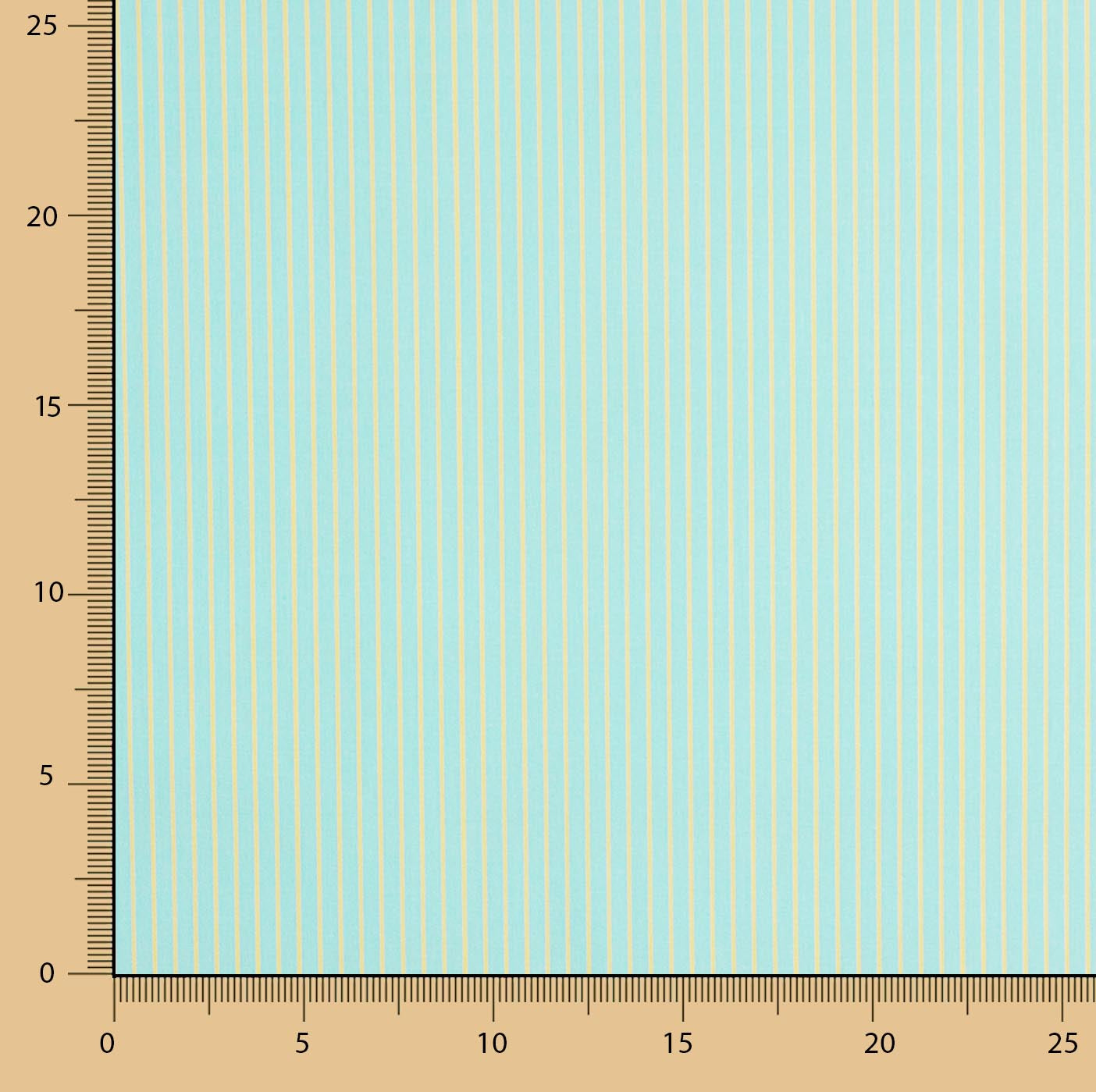 Percal Estampado Rayas Lima Verde Agua - Ribes y Casals