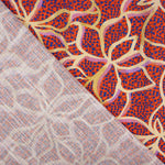 Viscosa Rústica Flores Rojo - Ribes y Casals