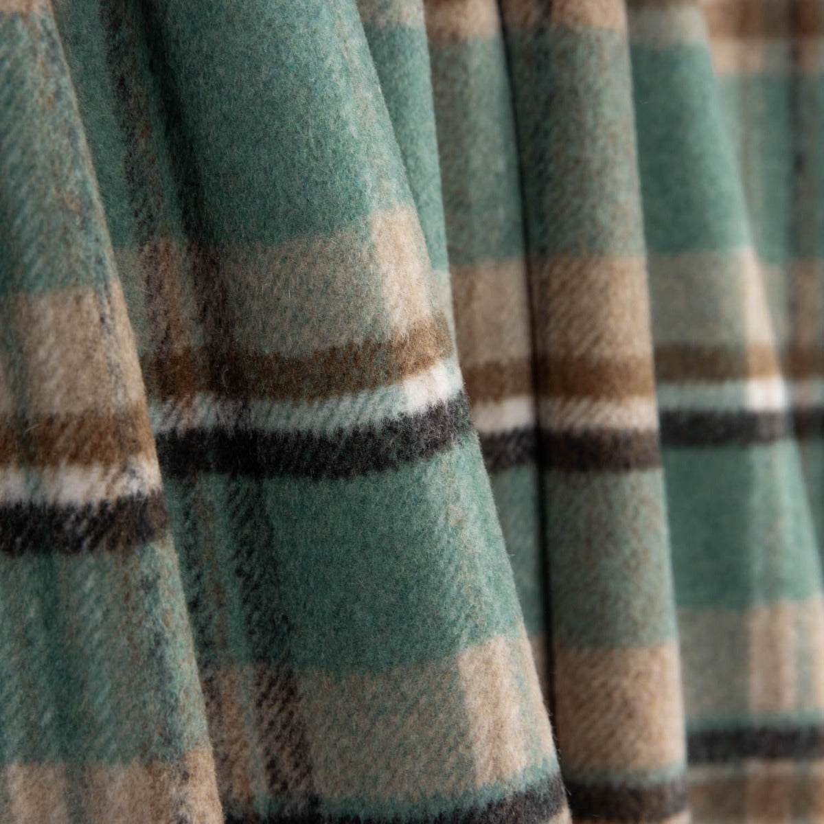 Mouflón Cuadros Verde Canard y Beige - Ribes y Casals