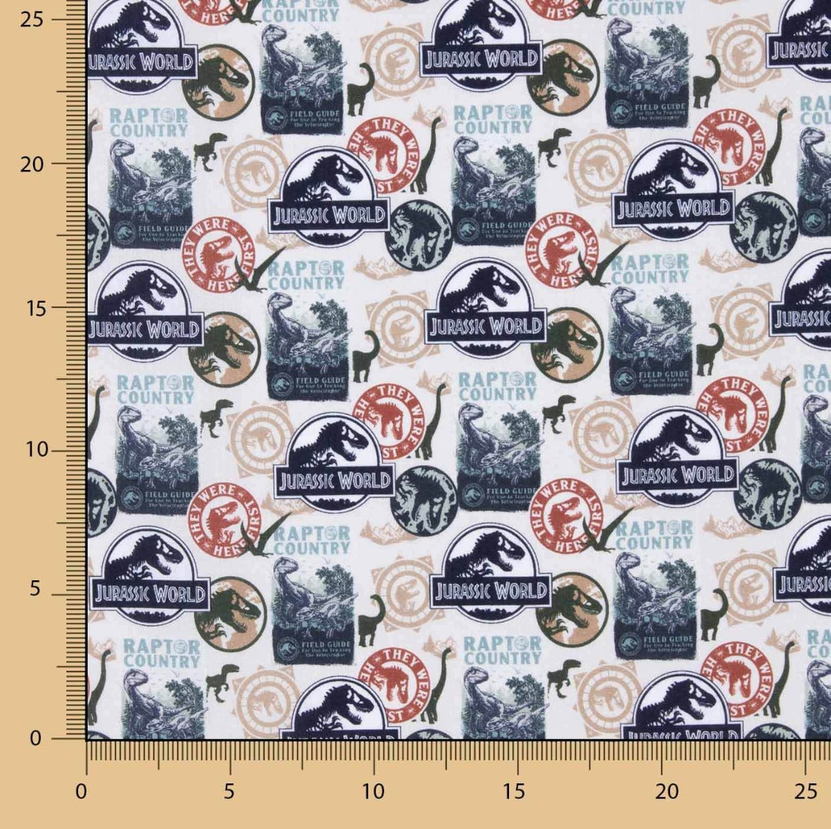 Popelín Licencia Jurassik World New - Ribes y Casals