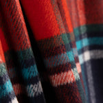 Tela Abrigo Checks Rojo - Ribes y Casals