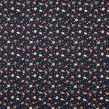 Popelín Estampado Bolas Vintage Azul Noche - Ribes y Casals