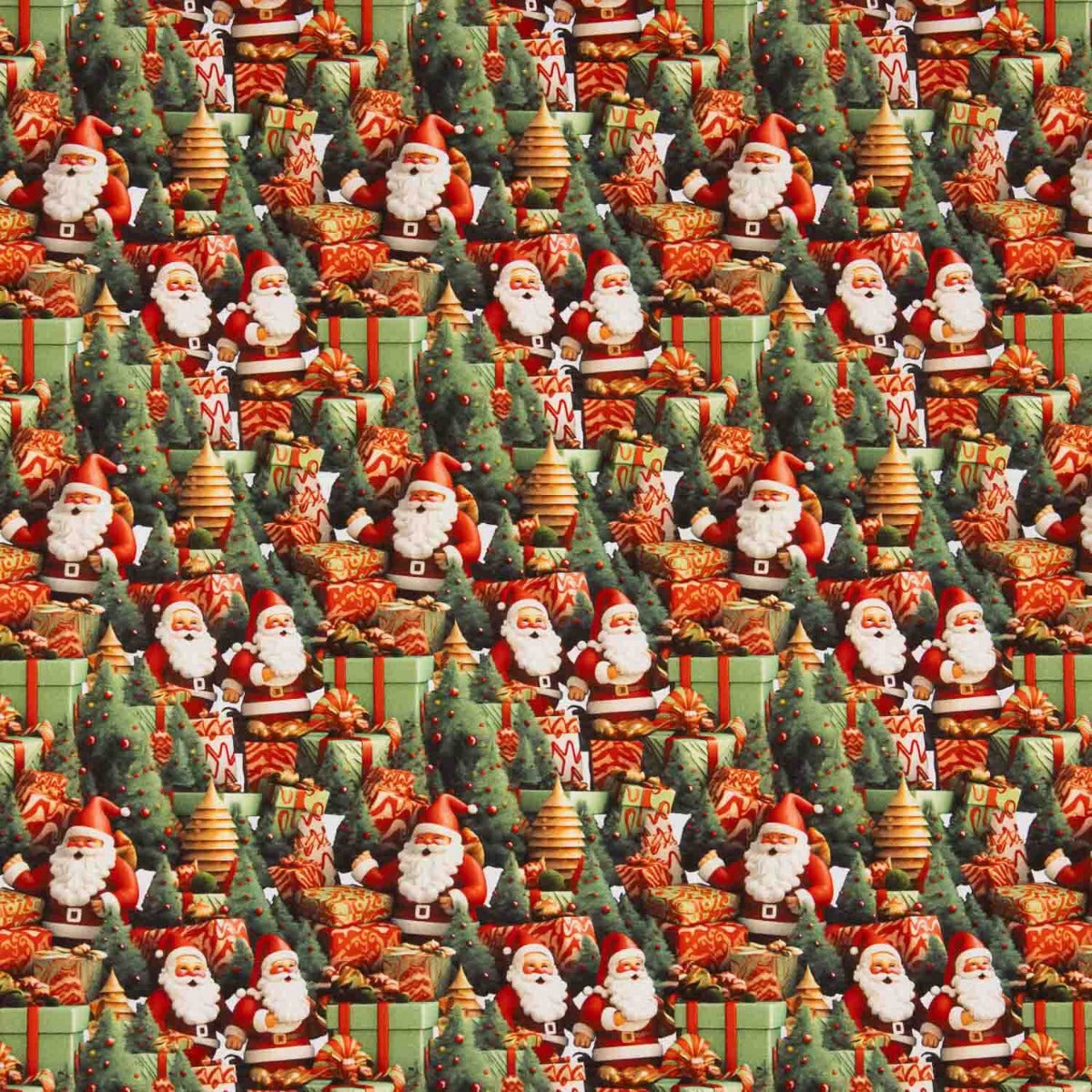 Popelín Algodón Navidad Santa Claus - Ribes y Casals