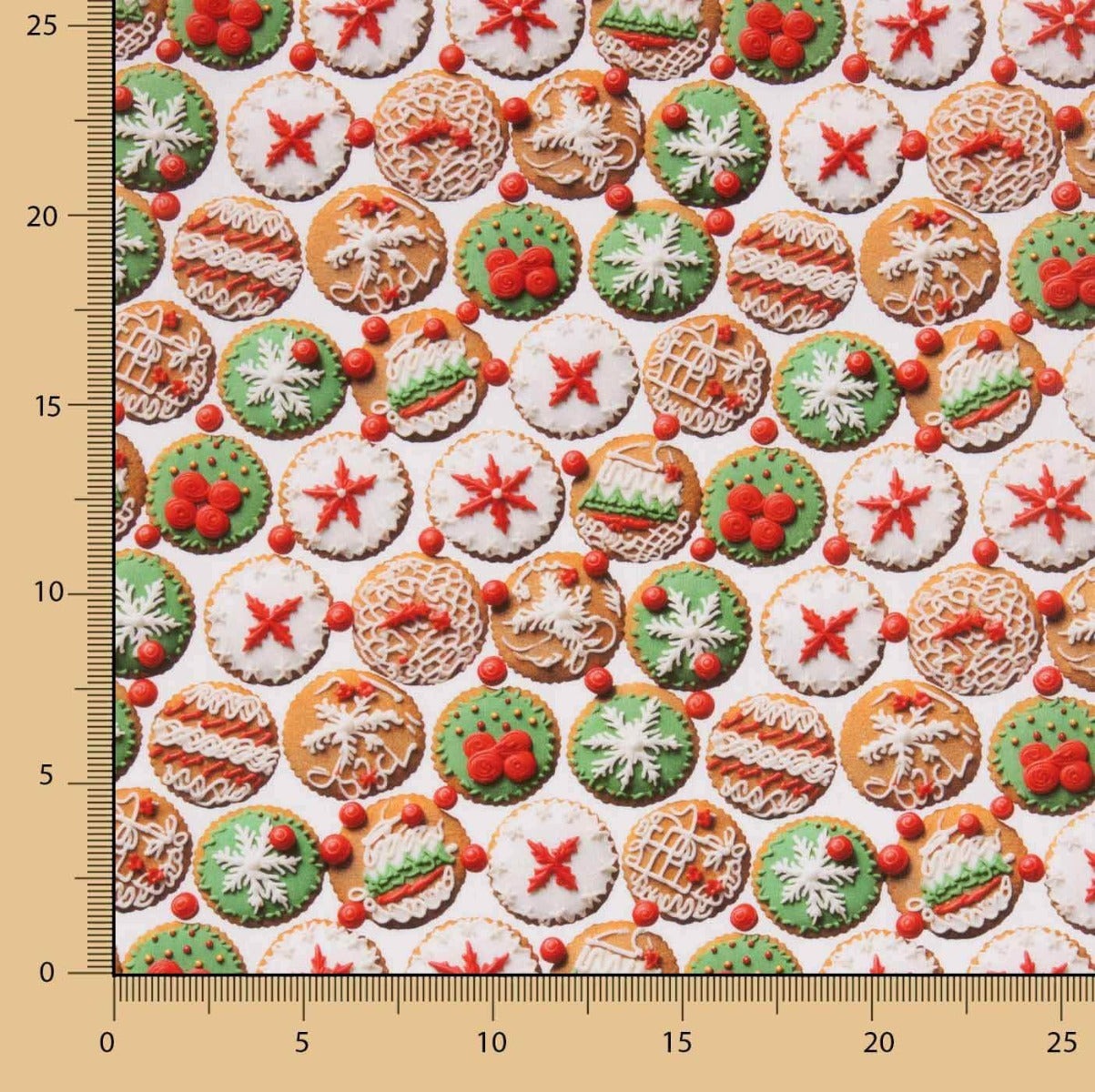 Popelín Algodón Navidad Cookies - Ribes y Casals