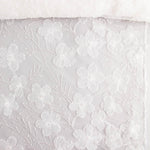 Pedrería Novia Tul Blanco Flores Bordadas Elegance - Ribes y Casals