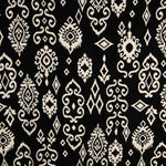 Viscosa Bambula Estampada Ikat Nocturno - Ribes y Casals