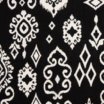 Bambula Viscosa Estampada Étnico Monocromo - Ribes y Casals