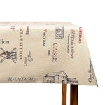 Mantel Resinado Vinícola Beige - Ribes y Casals