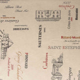 Mantel Resinado Vinícola Beige - Ribes y Casals