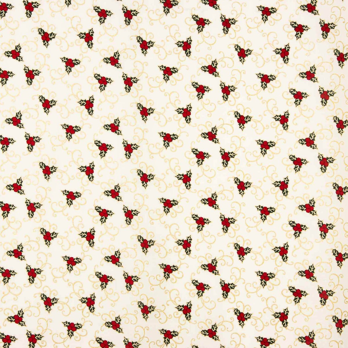 Popelín Navidad Crudo Ramo - Ribes y Casals