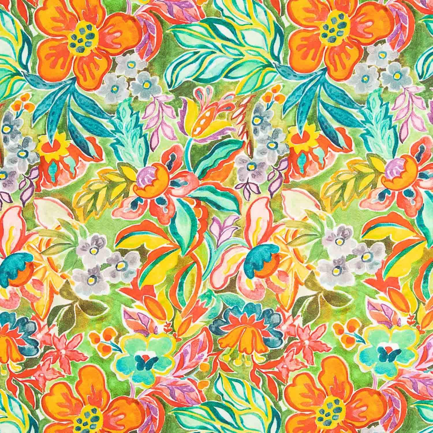 Viscosa Crepé Estampada Jardín Bohemio - Ribes y Casals