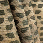 Lino y Yute Estampado Botánico Verde - Ribes y Casals