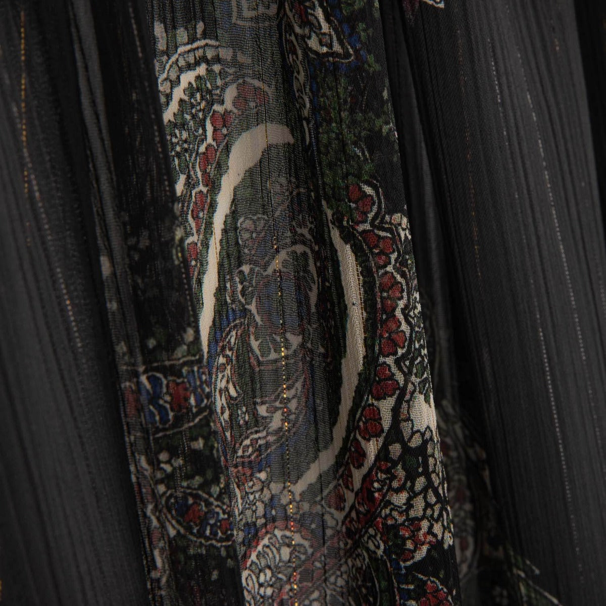 Retal Gasa Bambula Cachemir Nocturno 90x140 cm - Ribes y Casals