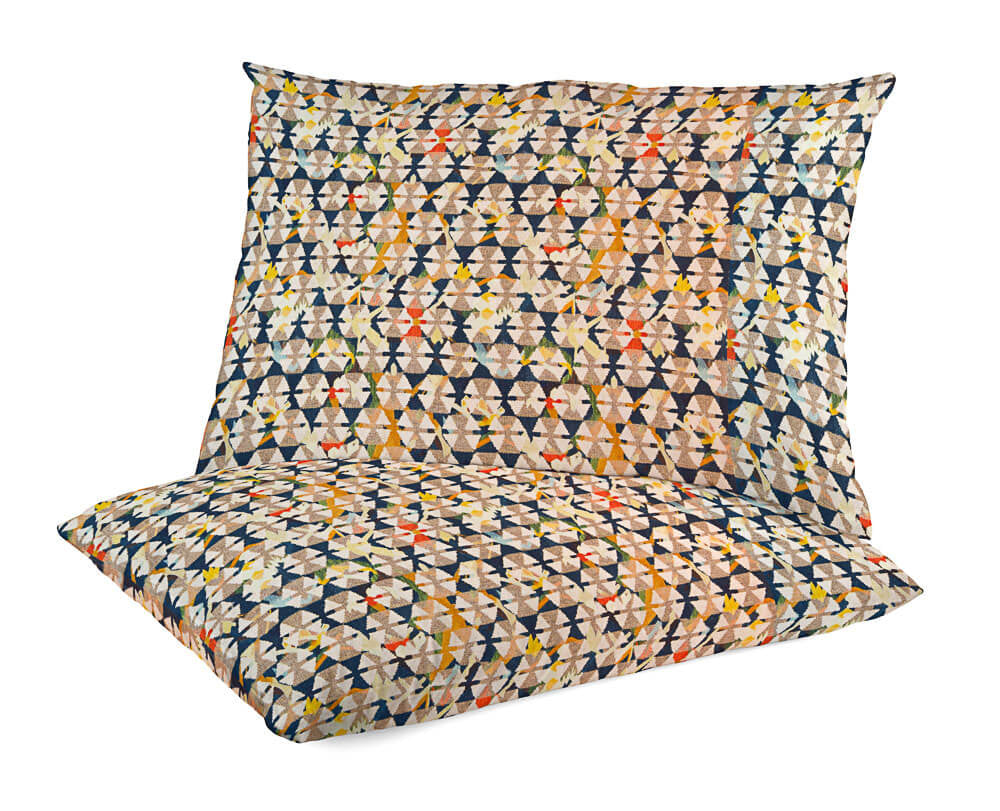 Half Panamá Geométrico Mokka - Ribes y Casals