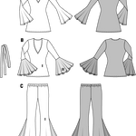 Patrón Burda 2373 Años Setenta - Ribes y Casals