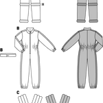 Patrón Burda 2379 Astronauta - Ribes y Casals