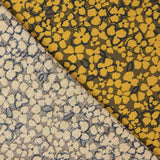 Crepe Viscosa Floral Retro Mostaza - Ribes y Casals