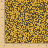 Crepe Viscosa Floral Retro Mostaza - Ribes y Casals