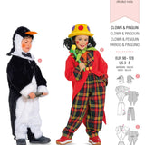 Patrón Burda 2414 Payaso y Pingüino Infantil - Ribes y Casals