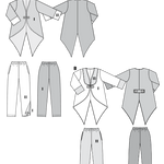 Patrón Burda 2415 Pingüino y Payaso - Ribes y Casals