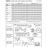 Patrón Burda 2434 Chalecos - Ribes y Casals
