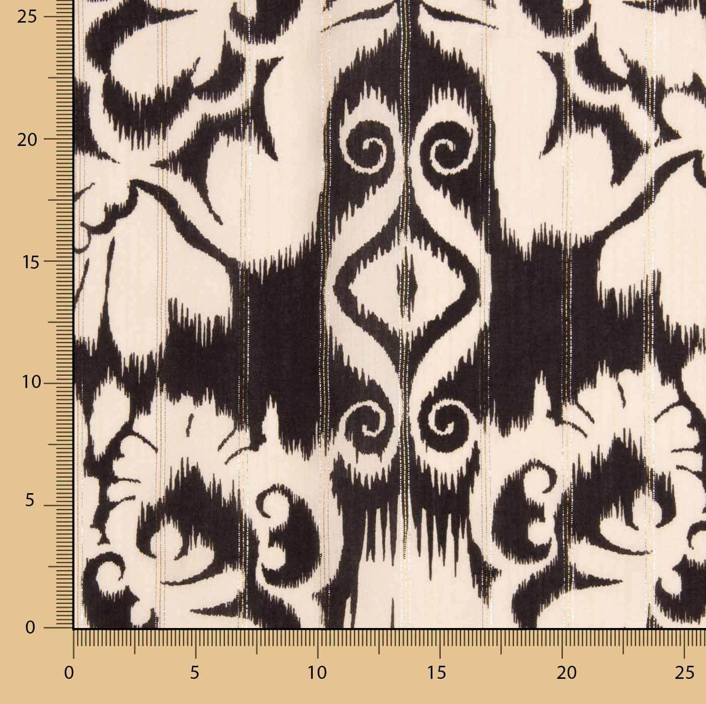 Voile Viscosa Lurex Ikat Elegance - Ribes y Casals
