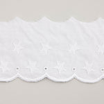 Tira Batista Bordada Blanca Modelo 25019 – 55 mm - Ribes y Casals